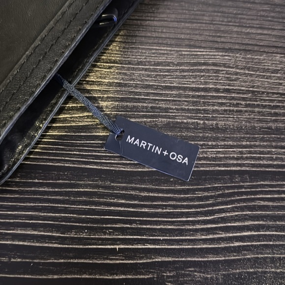 Martin + OSA black leather clutch - Picture 4 of 5